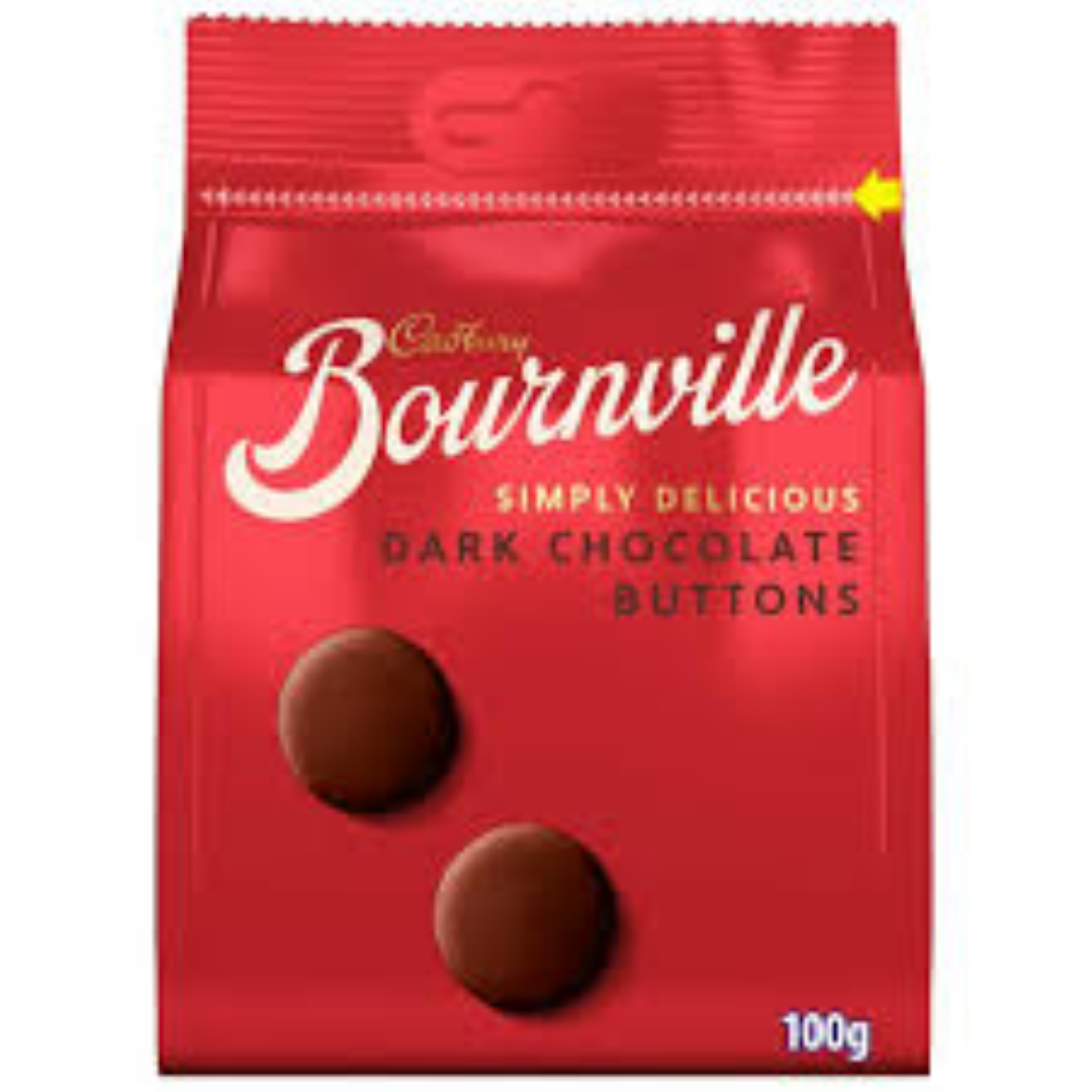 CADBURY BAGS BOURNVILE BUTTON